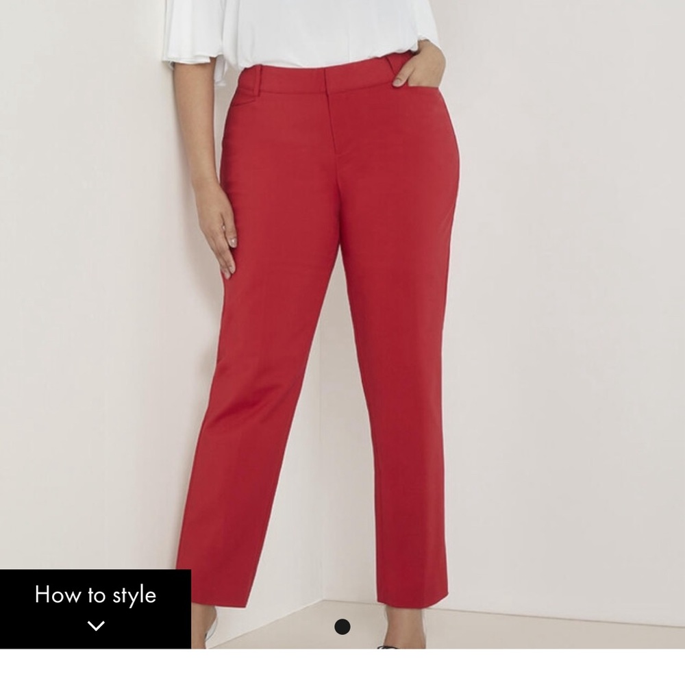 Eloquii Katy Double Weave Pant